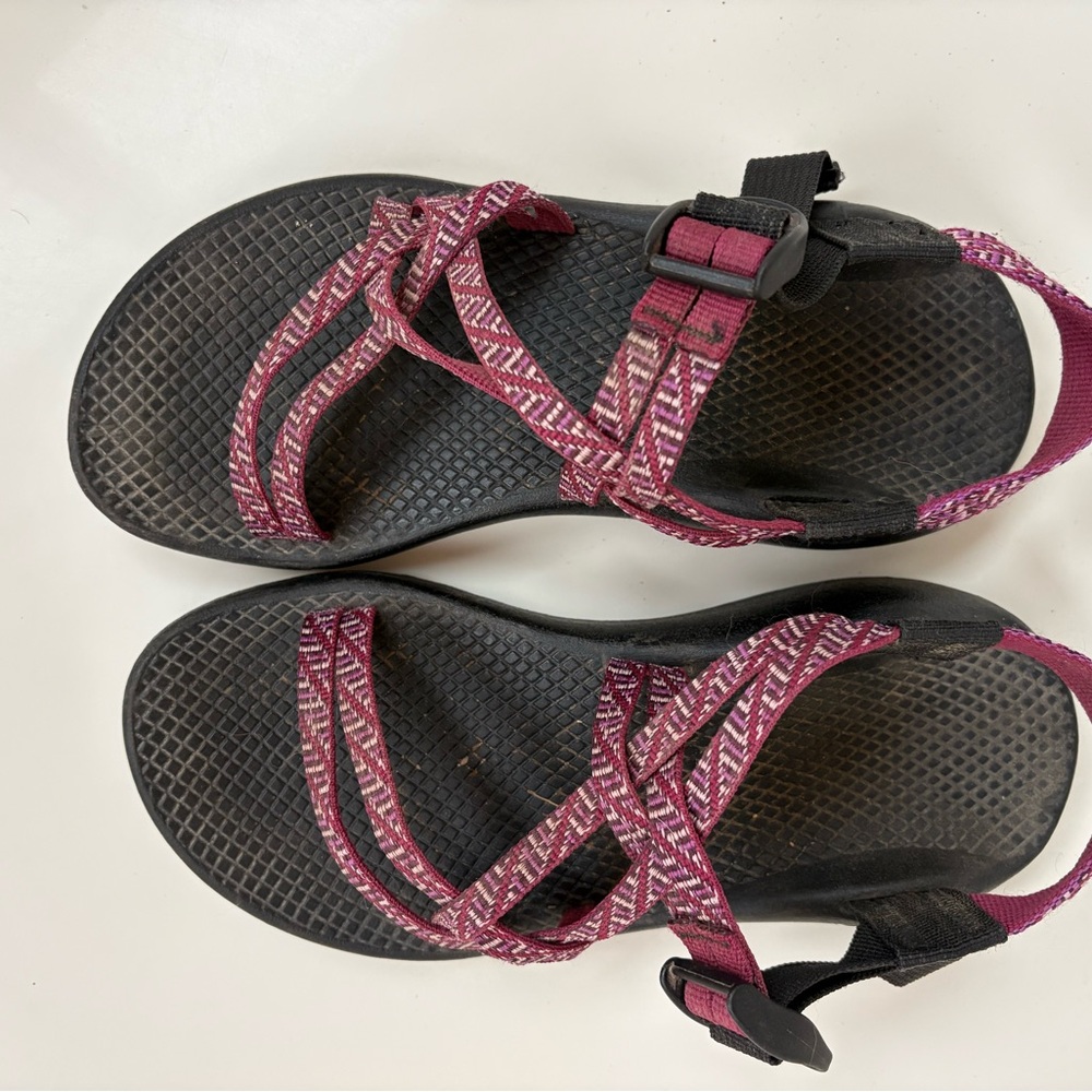 Chaco Women's Sandals with Black and Pink Straps
